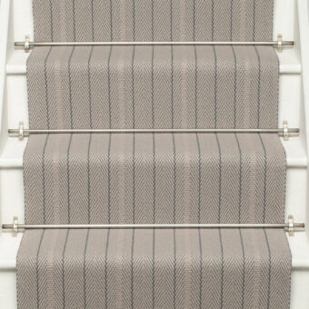 Ashby Silver stair runner by Roger Oates