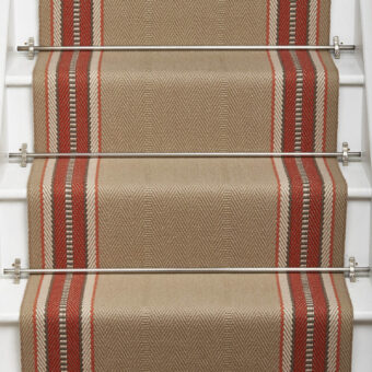 Westport Coral stair runner by Roger Oates