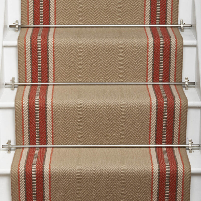 Westport Coral stair runner by Roger Oates