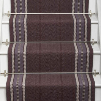 Westport Damson stair runner by Roger Oates