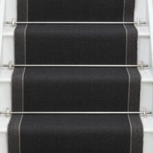 Hanover Soft Black stair runner by Roger Oates
