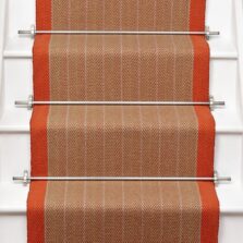 Dart Persimmon stair runner by Roger Oates