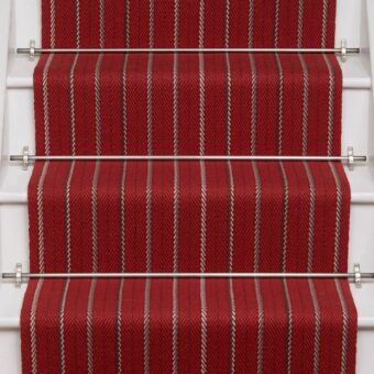Fairfax Garnet stair runner by Roger Oates