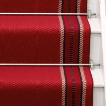 Hampton Madder stair runner by Roger Oates