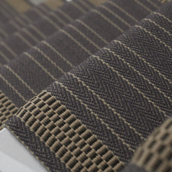 Hanbury Charcoal stair runner by Roger Oates