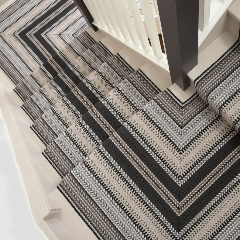 Charleston Fossil stair runner by Roger Oates