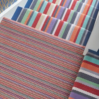 Kobe Lantern stair runner by Roger Oates