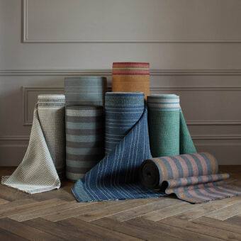 Pelham Gold stair runner by Roger Oates