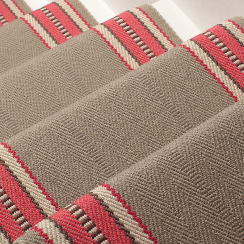 Westport Frasie stair runner by Roger Oates