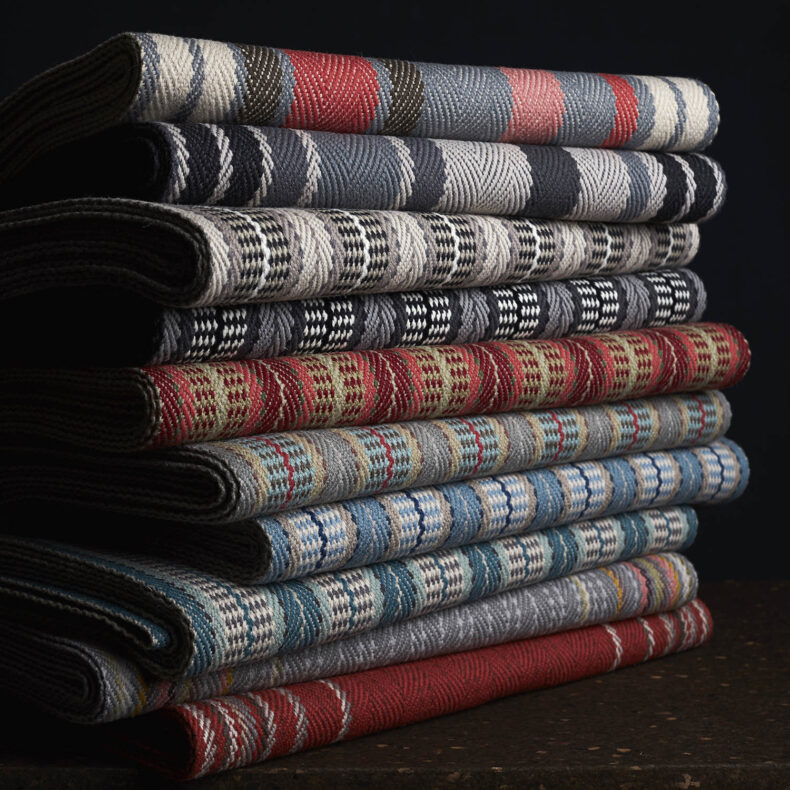 Vernon Chalk stair runner by Roger Oates