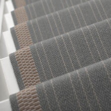 Hanbury French Grey stair runner by Roger Oates