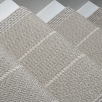 Swanson Pebble stair runner by Roger Oates
