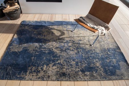 Mad Men Collection Cracks Abyss Blue 8629 rug by Louis De Poortere