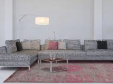 Fading World Collection Medallion Pink Flash 8261 rug by Louis De Poortere