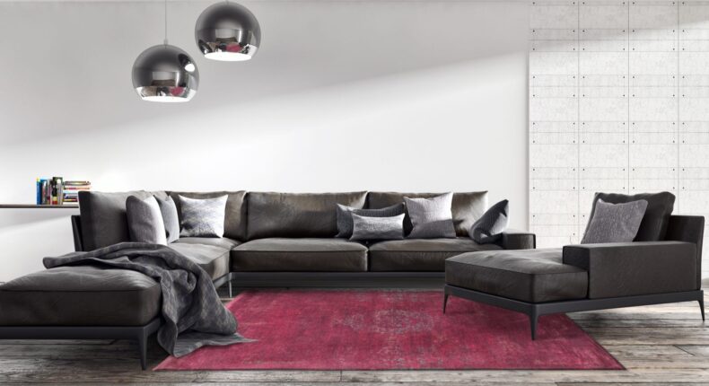 Fading World Collection Medallion Scarlet 8260 rug by Louis De Poortere