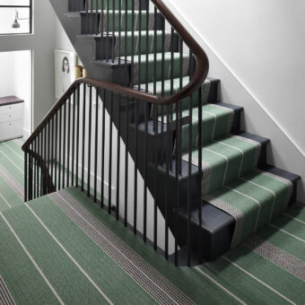 Swanson Juniper stair runner by Roger Oates