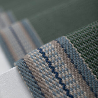 Pelham Juniper stair runner by Roger Oates