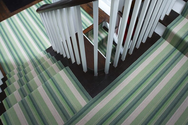 Isis Leaf stair runner by Roger Oates