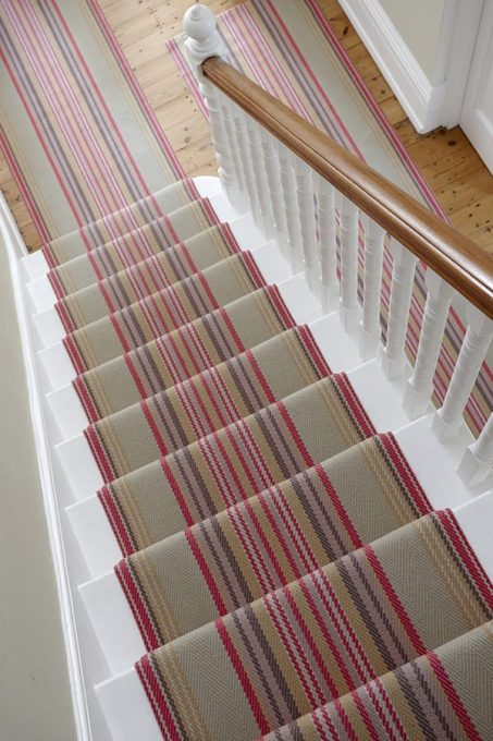 Chatham Mallow stair runner by Roger Oates