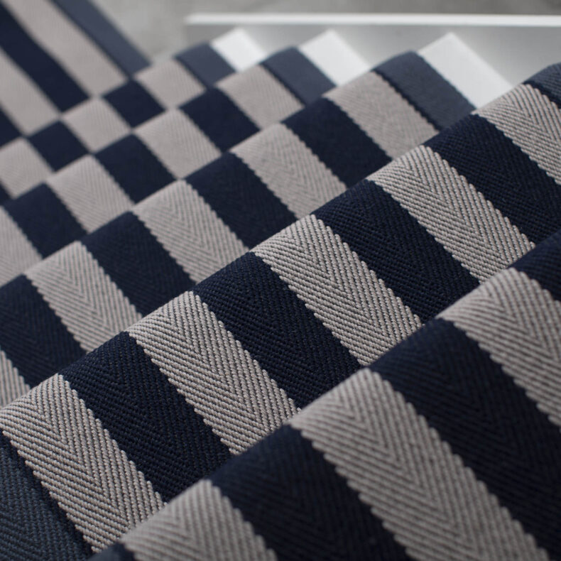 Fitzroy Midnight stair runner by Roger Oates