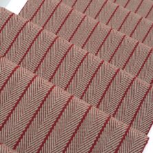 Halle Garnet stair runner by Roger Oates