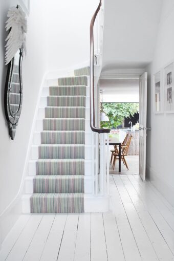 Kobe Jade stair runner by Roger Oates