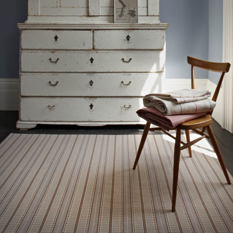 Masai Oatmeal stair runner by Roger Oates