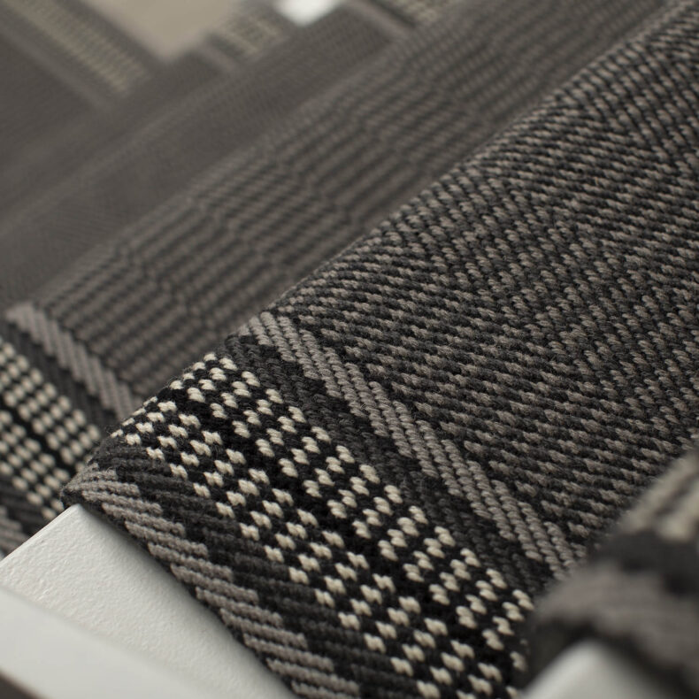 Pelham Slate stair runner by Roger Oates