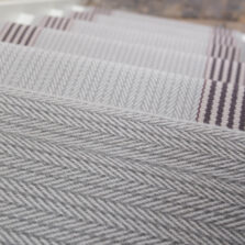 Fulham Quartz stair runner by Roger Oates