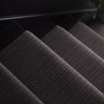 Kobe Plum stair runner by Roger Oates