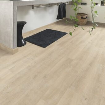 View of Venice Oak Beige EL3907 laminate tile by Quick-Step