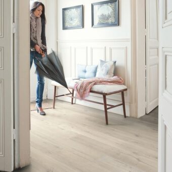 View of Soft Oak Light IM1854 laminate tile by Quick-Step