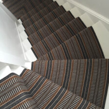 Masai Tobacco stair runner by Roger Oates