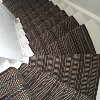 Masai Tobacco stair runner by Roger Oates