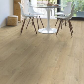 View of Soft Oak Medium IMU1856 laminate tile by Quick-Step