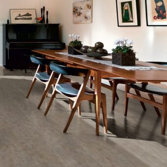 View of Warm Grey Cement 3507 luxury vinyl tile by Cavalio