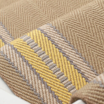 Westport Lemon stair runner by Roger Oates