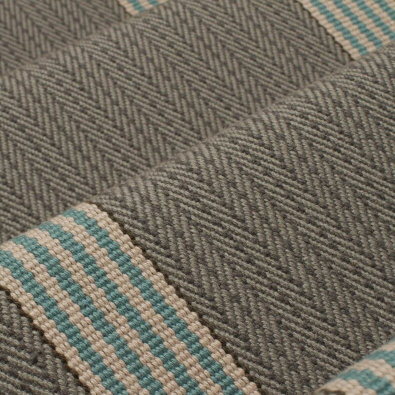 Flaxman Lichen stair runner by Roger Oates
