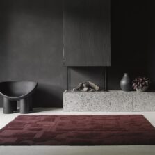 Mural Burgundy 121100 rug by Brink