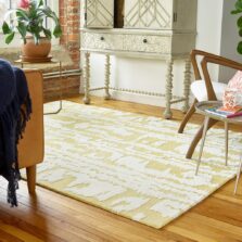 Waterwave Stripe Citron 39906 rug by Florence Broadhurst