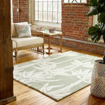 Japanese Bamboo Jade 39507 rug by Florence Broadhurst
