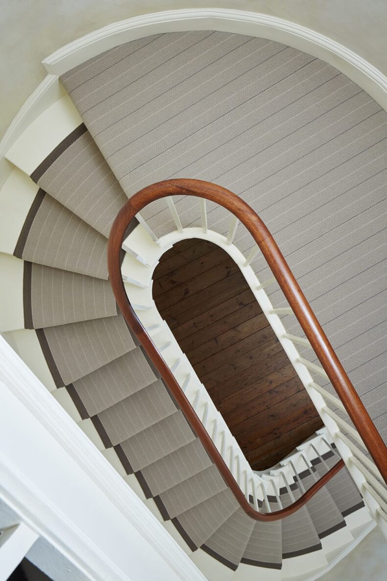 Dart Otter stair runner by Roger Oates