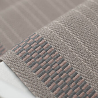 Hanbury Taupe stair runner by Roger Oates