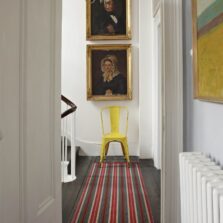 Masai Madder stair runner by Roger Oates