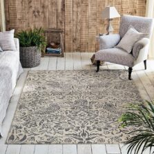 Pure Strawberry Thief Ink 28105 rug by Morris