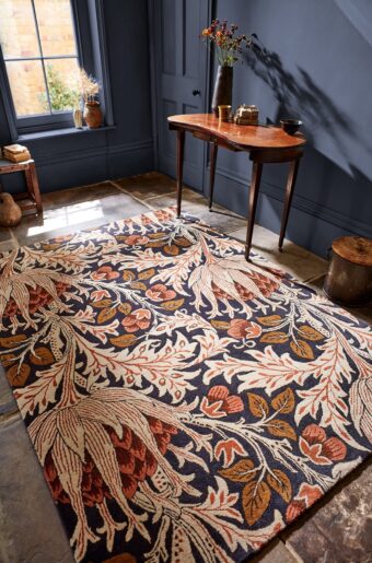 Artichoke Amber Charcoal 127103 rug by Morris