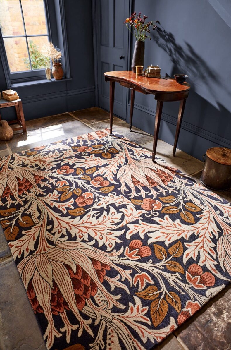 Artichoke Amber Charcoal 127103 rug by Morris