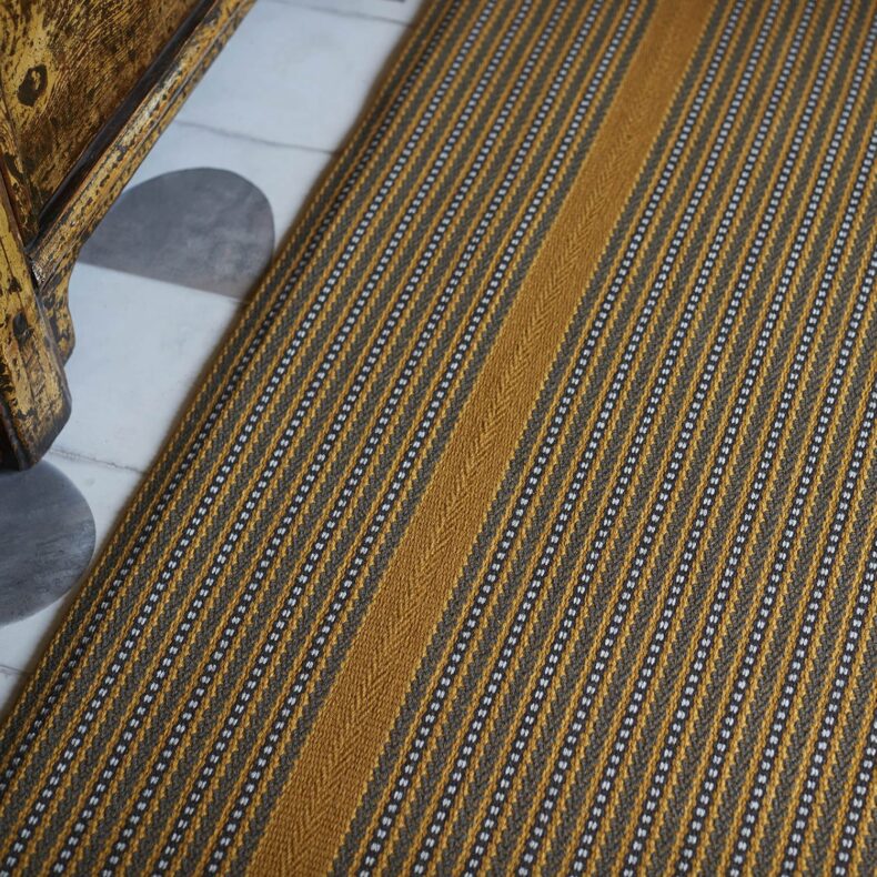 Ixworth Ochre stair runner by Roger Oates