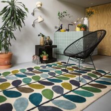 Multi Stem Kingfisher 59507 rug by Orla Kiely