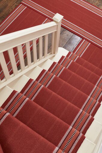 Westport Rust stair runner by Roger Oates
